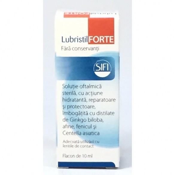 Lubristil Forte picaturi oftalmice fara conservanti x 10 ml SIFI